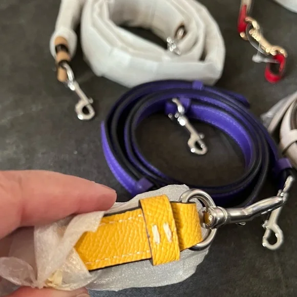 Coach Replacement Straps Brand New, Price is for One Strap Yellow & Red Orange - Picture 2 of 8